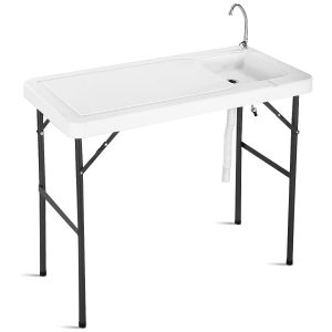 Portable Outdoor Folding Table With Sink Tap